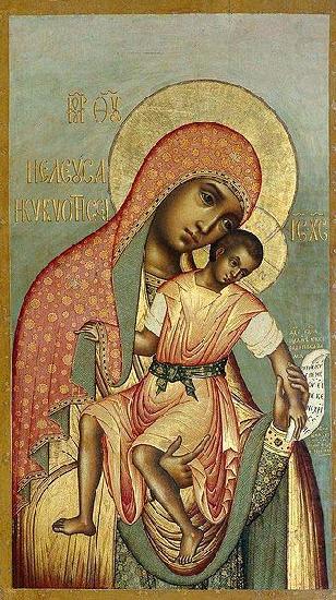 Our Lady of Eleus,, Simon Ushakov